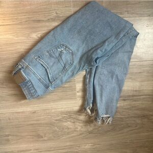 American Eagle Outfitters Blue Skinny Jeans Distressed